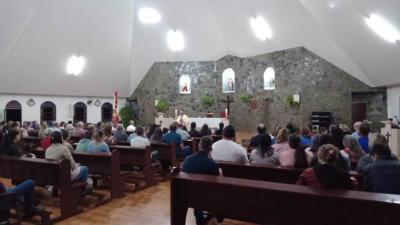 Fiéis participam da segunda noite de Tríduo em honra ao Senhor Bom Jesus na Comunidade de Campo Mendes 